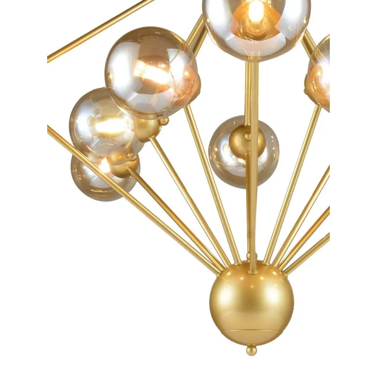 Подвесная люстра Natali Kovaltseva Stuttgart Stuttgart 91006/10C Gold в Нижнем Новгороде