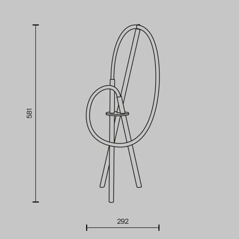 Настольная лампа Maytoni Crochet MOD369TL-L15BS3K в Нижнем Новгороде