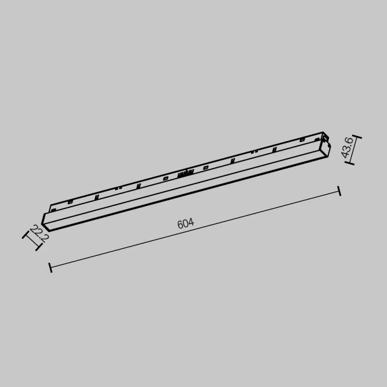 Трековый магнитный светильник Maytoni Basis TR030-2-24W2.7K-B в Нижнем Новгороде