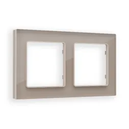 Рамка двухместная Ambrella Volt Platos AF380602