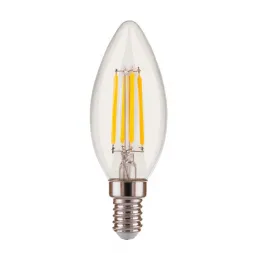 Лампа светодиодная филаментная диммируемая Elektrostandard E14 5W 4200K прозрачная 4690389140990