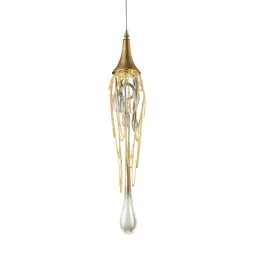 Подвесной светильник Delight Collection Goddess Tears P68009S-1G gold