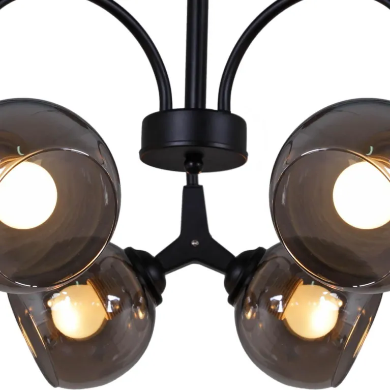 Потолочная люстра Reluce 01268-0.3-06 BK+CR в Нижнем Новгороде