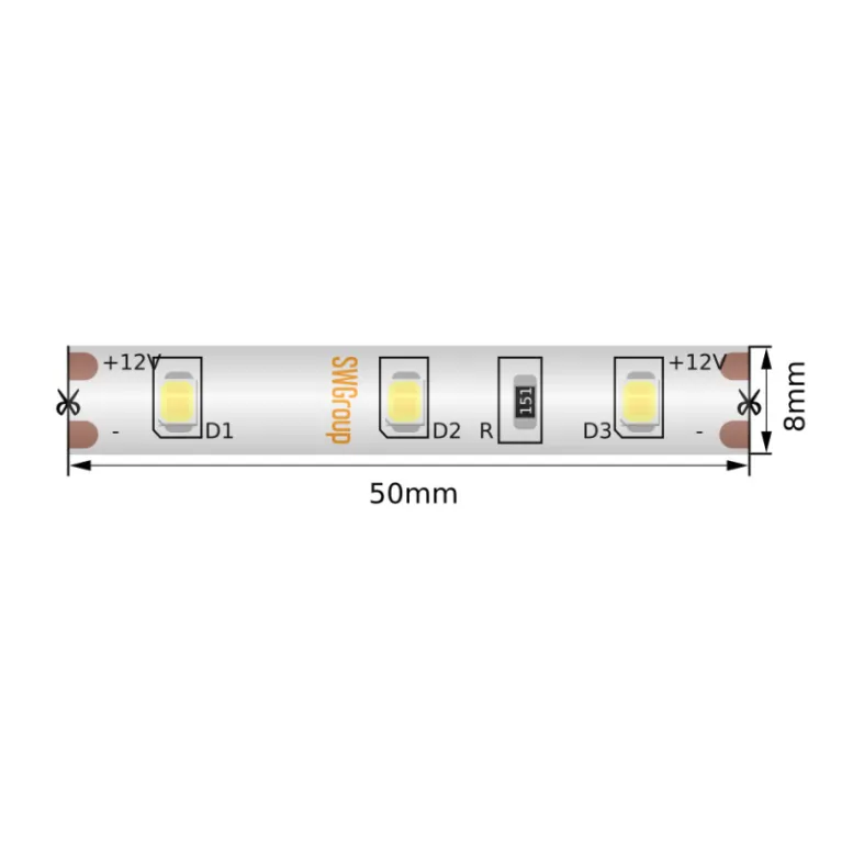 Светодиодная лента SWG SWG260-12-4.8-W-66-M 12В IP66 6000-6500K 015648 в Нижнем Новгороде