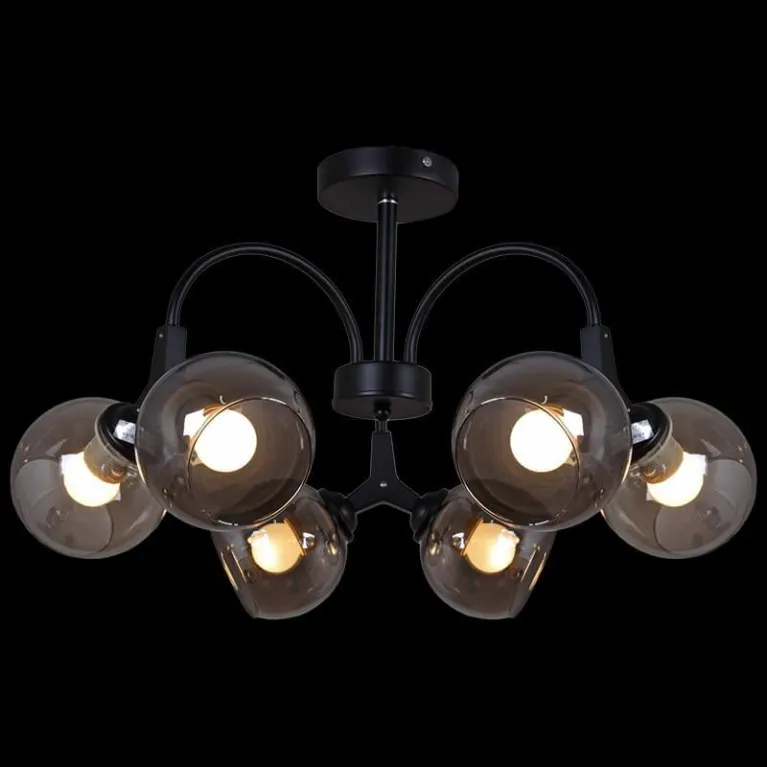 Потолочная люстра Reluce 01268-0.3-06 BK+CR в Нижнем Новгороде
