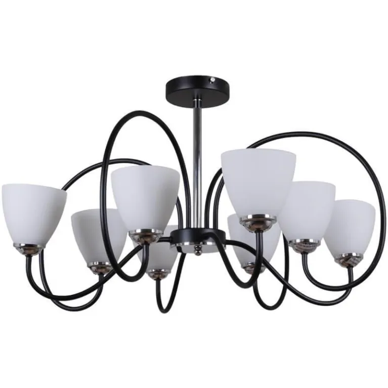 Потолочная люстра Reluce 01269-0.3-08 BK+CR в Нижнем Новгороде