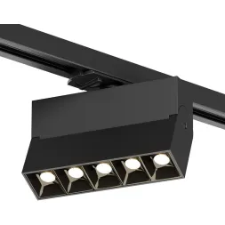 Трековый светодиодный светильник Denkirs Edder DK6436-BK