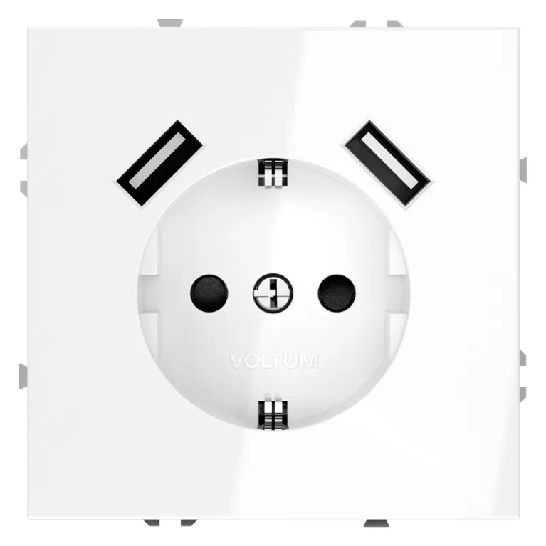 Розетка с USB, А+А Voltum S70 VLS040401 в Нижнем Новгороде
