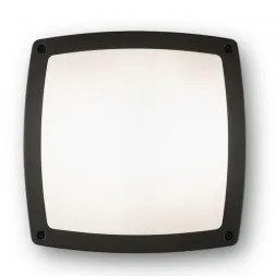 Уличный настенный светильник Ideal Lux Cometa PL3 Nero