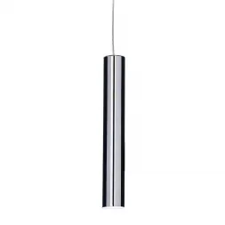 Подвесной светодиодный светильник Ideal Lux Ultrathin D040 Round Cromo