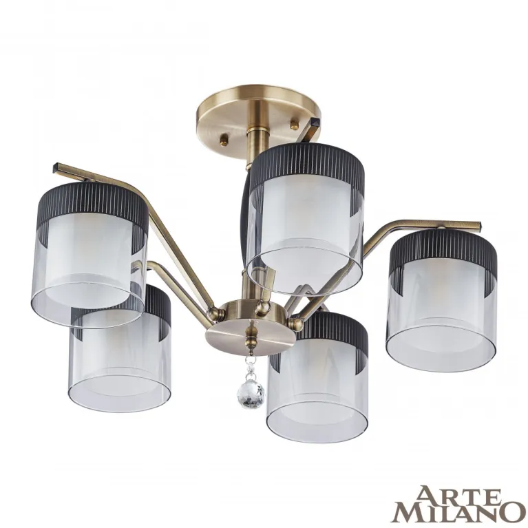 Люстра на штанге Arte Milano Napoli 332646/5 AB+BK в Нижнем Новгороде