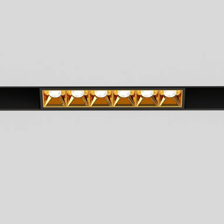 Трековый светодиодный светильник Elektrostandard Slim Magnetic Artas 85101/01 черный/золото a064528 в Нижнем Новгороде