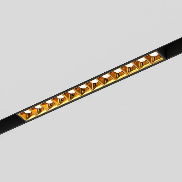 Трековый светодиодный светильник Elektrostandard Slim Magnetic Artas 85103/01 черный/золото a064529 в Нижнем Новгороде