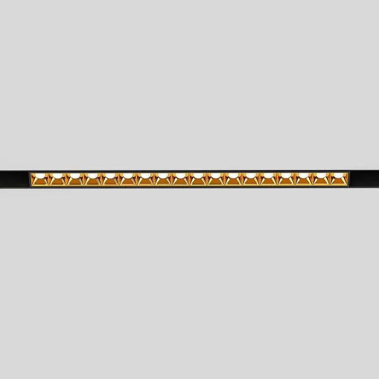 Трековый светодиодный светильник Elektrostandard Slim Magnetic Artas 85104/01 черный/золото a064530 в Нижнем Новгороде