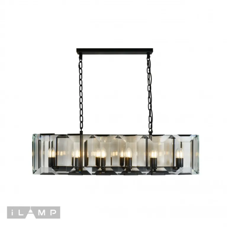 Подвесная люстра iLamp Panorama 6109L-100 BK в Нижнем Новгороде