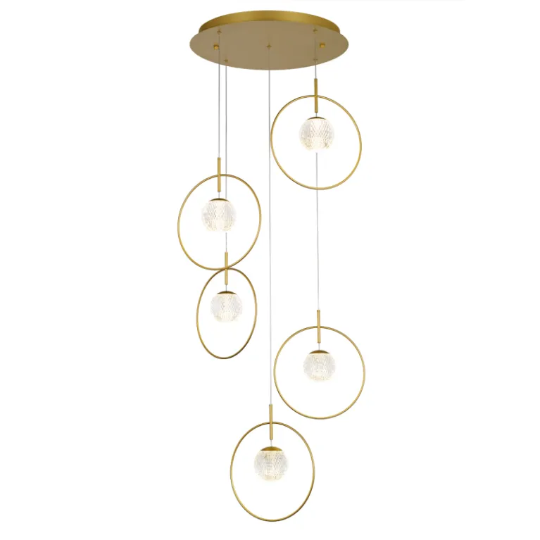 Подвесной светильник Delight Collection MD21001043 MD21001043-5A gold в Нижнем Новгороде