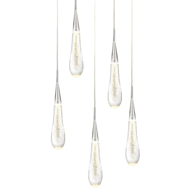Подвесной светильник Delight Collection Pour P98036-5 silver в Нижнем Новгороде