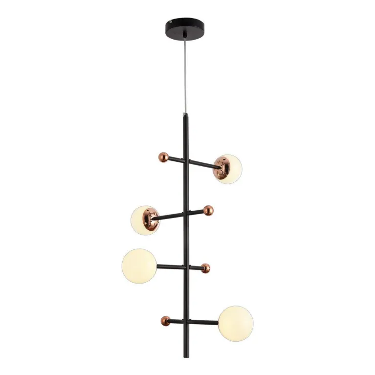 Подвесная светодиодная люстра Natali Kovaltseva Loft Led Lamps 81338 Gold Black в Нижнем Новгороде