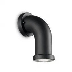 Уличный настенный светильник Ideal Lux Pipeline AP1 Nero