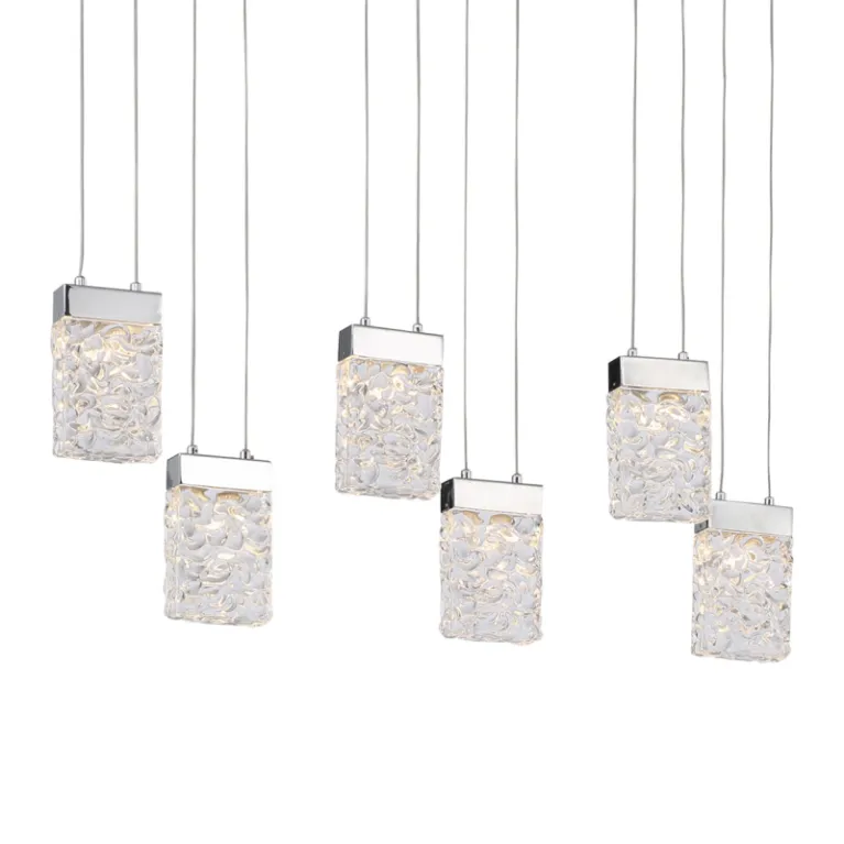 Подвесной светильник Delight Collection MD17090026 MD17090026-6D chrome в Нижнем Новгороде