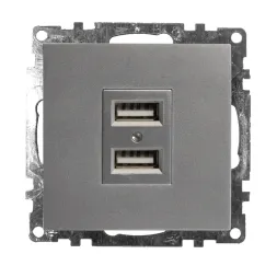 Розетка USB 2-местная Stekker Катрин 39588