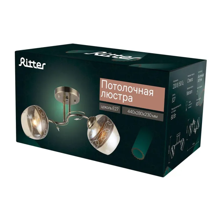 Потолочная люстра Ritter Napoli 52415 1 в Нижнем Новгороде