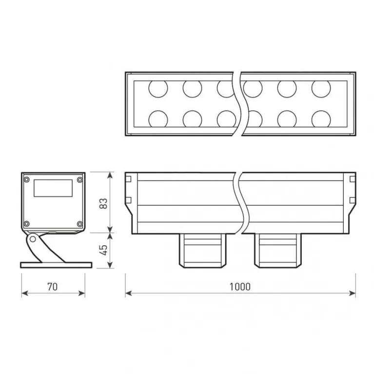 Прожектор светодиодный Arlight 54W 6400K AR-Line-1000XL-54W-230V White 026098 в Нижнем Новгороде